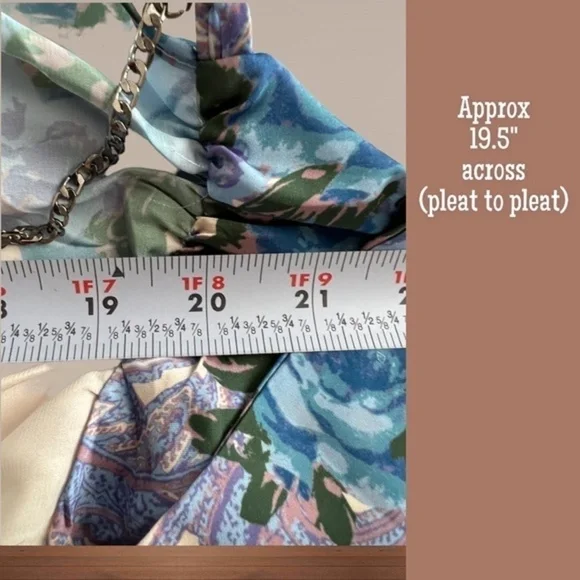 FREE PEOPLE For The Night Silver-Chain-Strap Open Back-Tie Satin Cami-Lg NWT - Picture 9 of 10